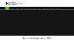 Desktop Screenshot of diagnostic-devices.com