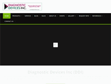 Tablet Screenshot of diagnostic-devices.com